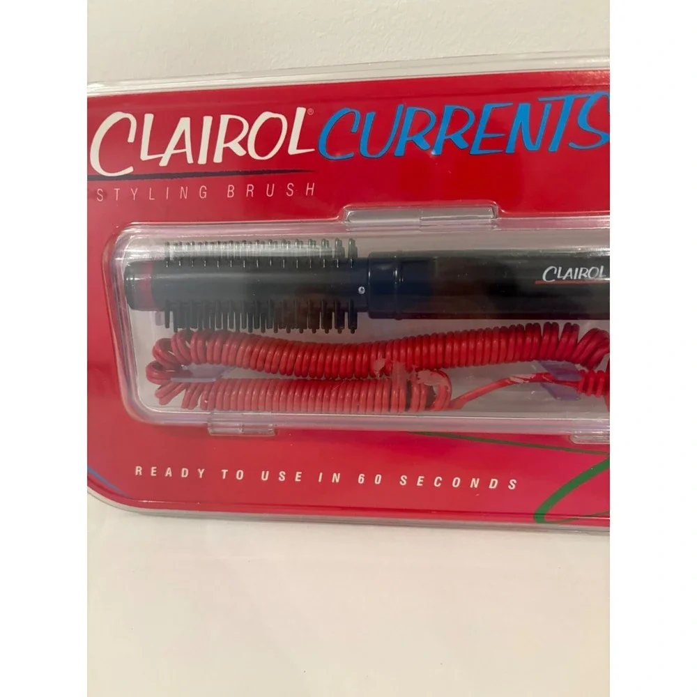 Clairol Currents Styling Brush With Carry Case & Neon‎ Light Model SQ 2 Sealed